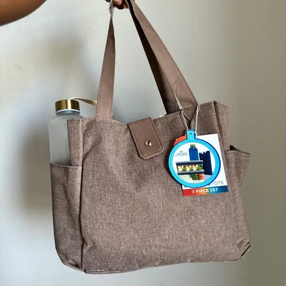 Insulated Tote 7 pc Set - NEW - Picture 6 of 6